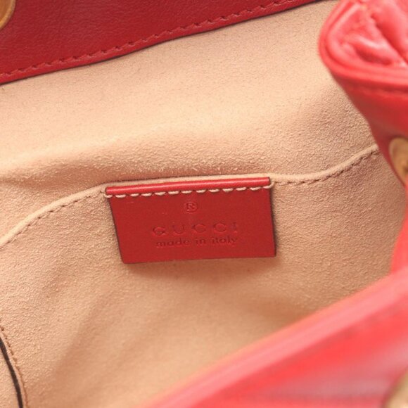 Gucci Backpack GG Marmont Red Leather main image 6